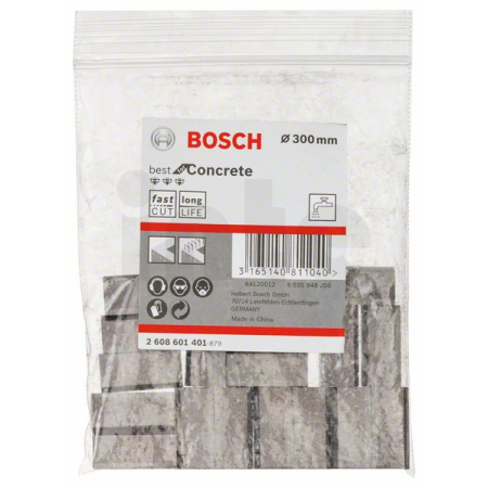 BOSCH Segmenty pro diamantové vrtací korunky 1 1/4" UNC Best for Concrete 2608601401