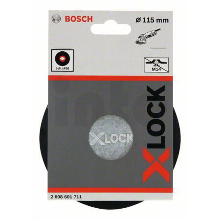 BOSCH Opěrný talíř systému X-LOCK, 115 mm, jemný 2608601711
