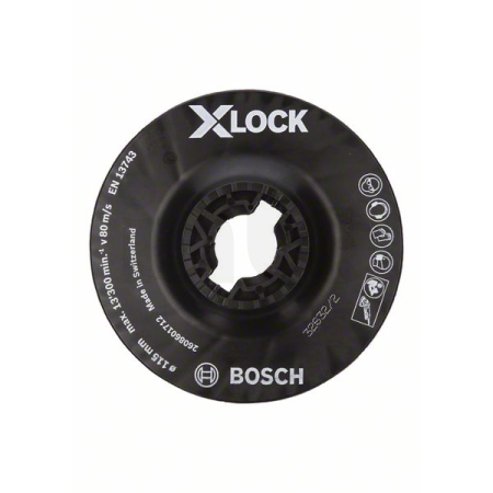 BOSCH Opěrný talíř systému X-LOCK, 115 mm, střední 2608601712
