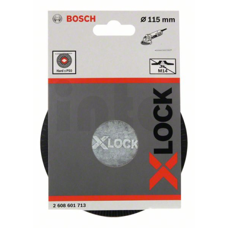 BOSCH Opěrný talíř systému X-LOCK, 115 mm, hrubý 2608601713