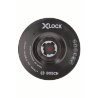 BOSCH Opěrný talíř systému X-LOCK s upínacím systémem se suchým zipem, 125 mm 2608601722