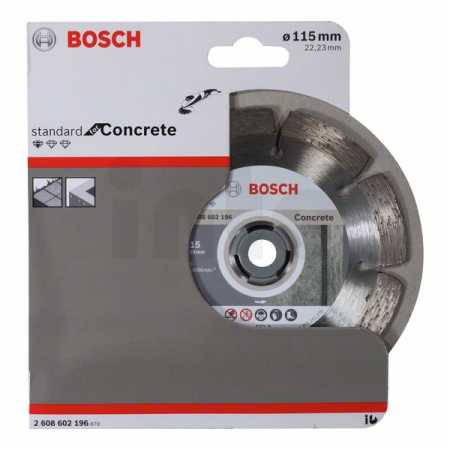 BOSCH Diamantový dělicí kotouč Standard for Concrete 2608602196