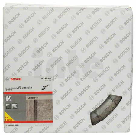 BOSCH Diamantový dělicí kotouč Standard for Concrete, 10 ks 2608603243