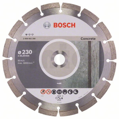 BOSCH Diamantový dělicí kotouč Standard for Concrete 2608602200
