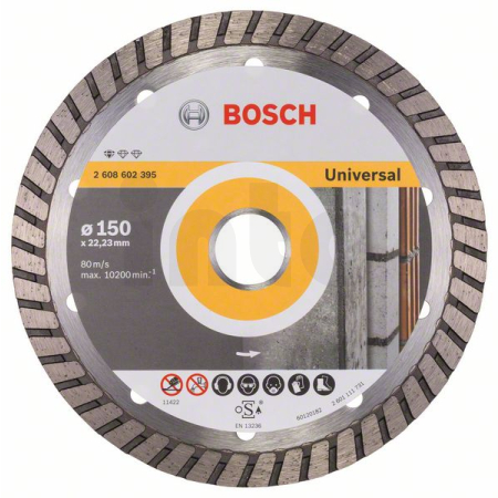 BOSCH Diamantový dělicí kotouč Standard for Universal Turbo 2608602395
