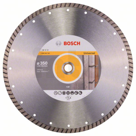 BOSCH Diamantový dělicí kotouč Standard for Universal Turbo 2608602587