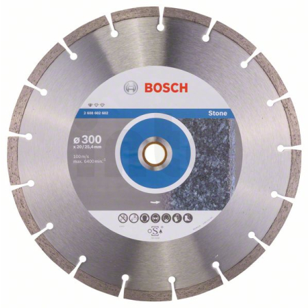 BOSCH Diamantový dělicí kotouč Standard for Stone 2608602602