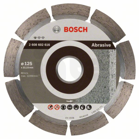 BOSCH Diamantový dělicí kotouč Standard for Abrasive 2608602616