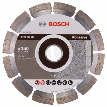 BOSCH Diamantový dělicí kotouč Standard for Abrasive 2608602617