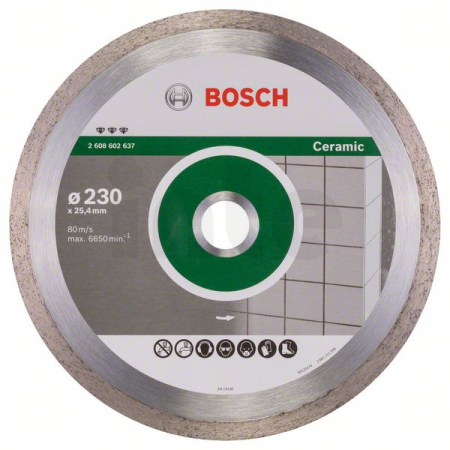 BOSCH Diamantový dělicí kotouč Best for Ceramic 2608602637