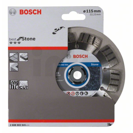 BOSCH Diamantový dělicí kotouč Best for Stone 2608602641