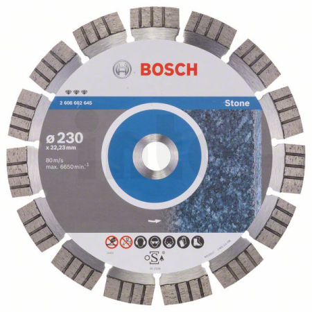 BOSCH Diamantový dělicí kotouč Best for Stone 2608602645