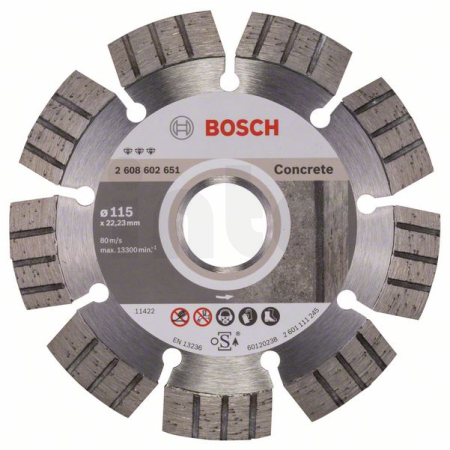 BOSCH Diamantový dělicí kotouč Best for Concrete 2608602651