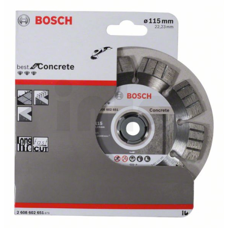 BOSCH Diamantový dělicí kotouč Best for Concrete 2608602651