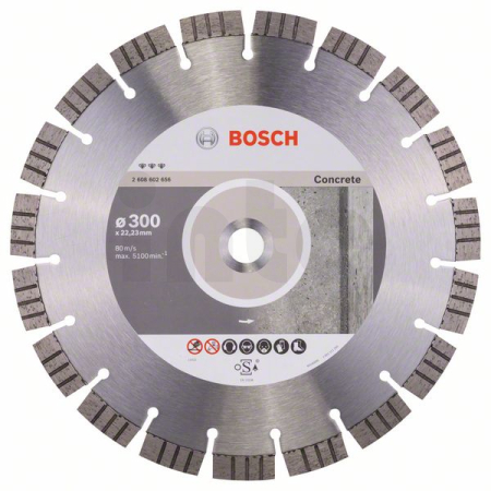 BOSCH Diamantový dělicí kotouč Best for Concrete 2608602656