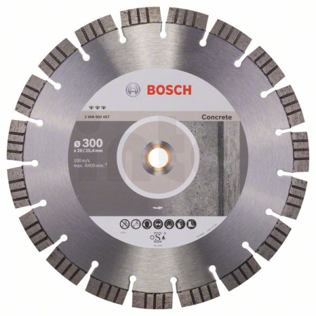 BOSCH Diamantový dělicí kotouč Best for Concrete 2608602657