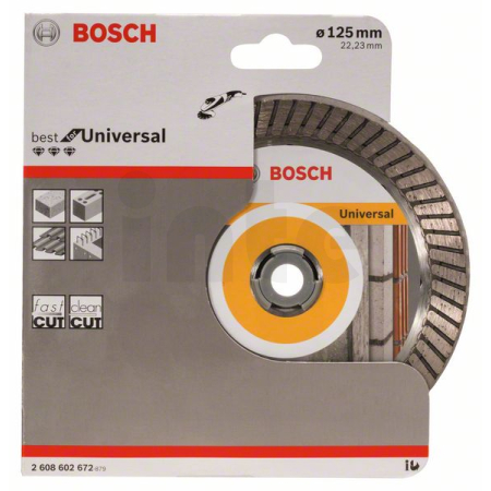 BOSCH Diamantový dělicí kotouč Best for Universal Turbo 2608602672