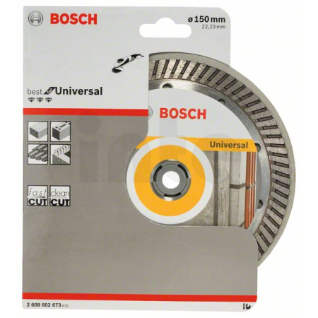 BOSCH Diamantový dělicí kotouč Best for Universal Turbo 2608602673