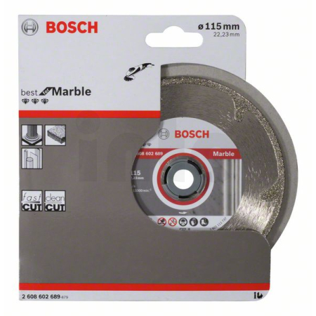 BOSCH Diamantový dělicí kotouč Best for Marble 2608602689