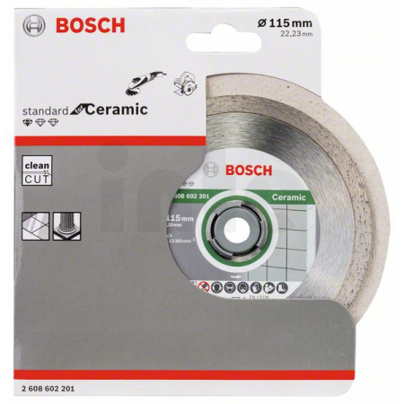BOSCH Diamantový dělicí kotouč Standard for Ceramic 2608602201
