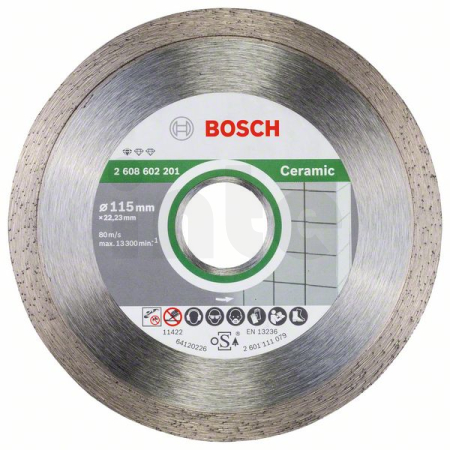 BOSCH Diamantový dělicí kotouč Standard for Ceramic, 10 ks 2608603231