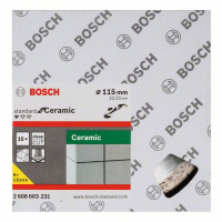 BOSCH Diamantový dělicí kotouč Standard for Ceramic, 10 ks 2608603231