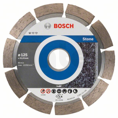 BOSCH Diamantový dělicí kotouč Standard for Stone, 10 ks 2608603236