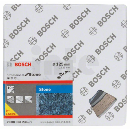 BOSCH Diamantový dělicí kotouč Standard for Stone, 10 ks 2608603236