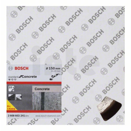 BOSCH Diamantový dělicí kotouč Standard for Concrete, 10 ks 2608603241