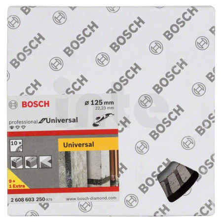 BOSCH Diamantový dělicí kotouč Standard for Universal Turbo, 10 ks 2608603250