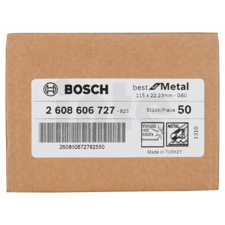 BOSCH Fíbrový brusný kotouč R574, Best for Metal 2608606727