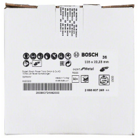 BOSCH Fíbrový brusný kotouč R444, Expert for Metal 2608607249