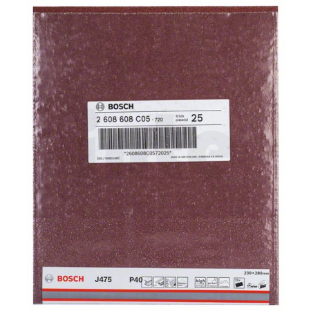 BOSCH Brusný papír J475 2608608C05