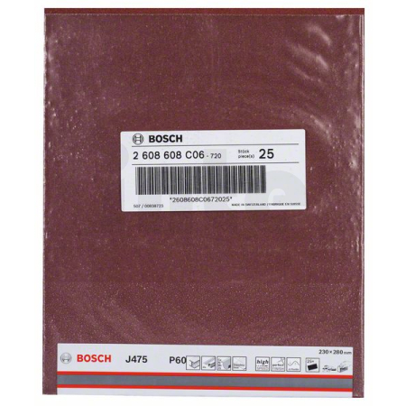 BOSCH Brusný papír J475 2608608C06