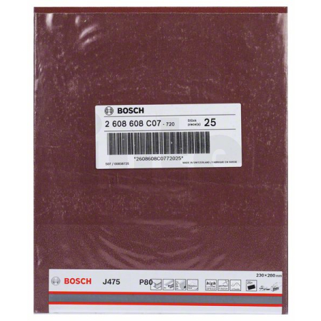 BOSCH Brusný papír J475 2608608C07
