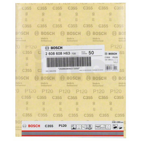 BOSCH Brusný papír C355 2608608H63