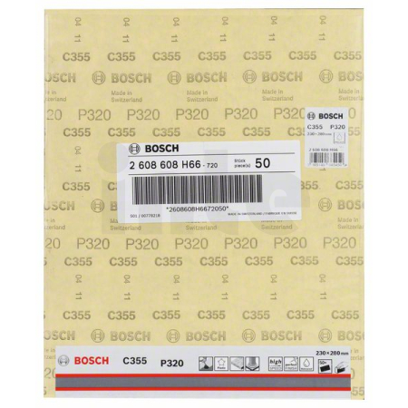 BOSCH Brusný papír C355 2608608H66