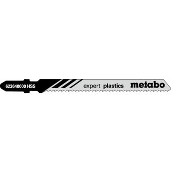 METABO 5 plátků pro přímočaré pily "expert plastics" 74/ 2,0 mm, HSS 623640000