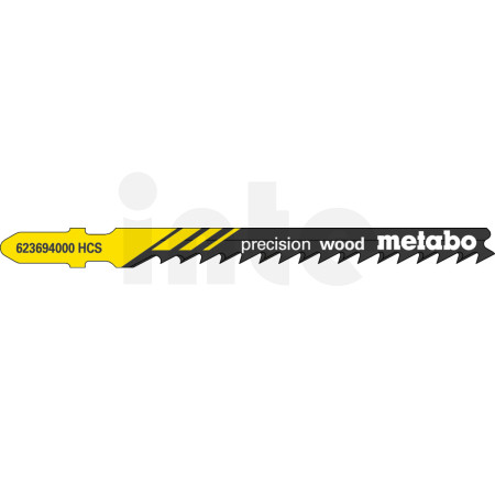 METABO 5 plátků pro přímočaré pily "precision wood" 74/ 4,0 mm, HCS 623694000