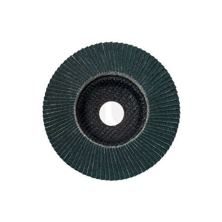 METABO Lamelový brusný talíř 125 mm P 60, zirkonový korund, ocel, nerezová ocel, klenuté provedení 624277000