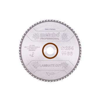 METABO Pilový kotouč „laminate cut – professional“, 254x2,6/2,0x30 Z66 FZ/TZ 0° 628446000