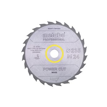 METABO Pilový kotouč "power cut wood - professional", 235x2,6/1,8x30, Z24 WZ 20° 628493000