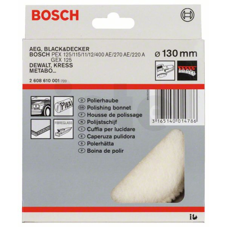 BOSCH Kotouč z ovčí vlny 2608610001