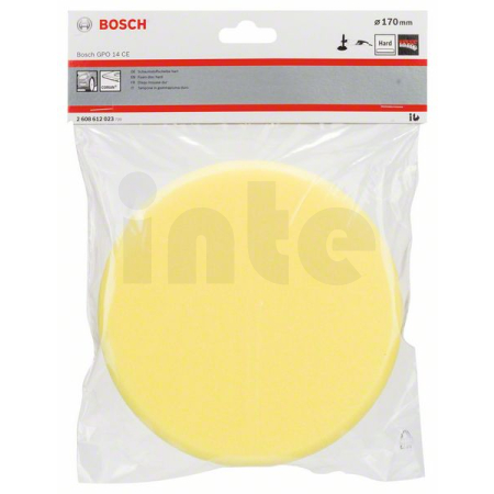 BOSCH Kotouč z pěnové hmoty tvrdý (žlutý), Ø 170 mm 2608612023