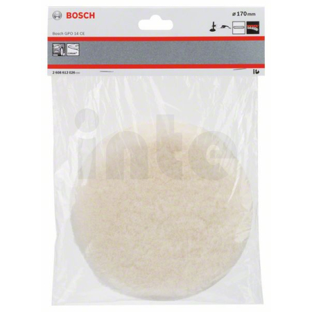 BOSCH Kotouč z jehnětiny, Ø 170 mm 2608612026