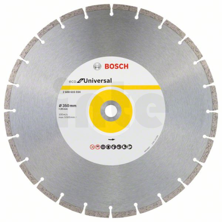 BOSCH Diamantový dělicí kotouč ECO For Universal 2608615034