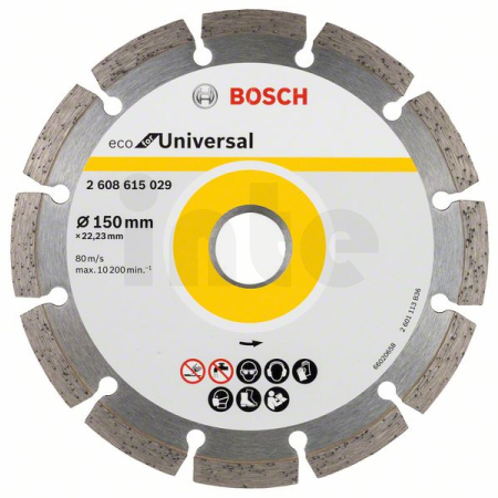 BOSCH Diamantový dělicí kotouč ECO For Universal 2608615029