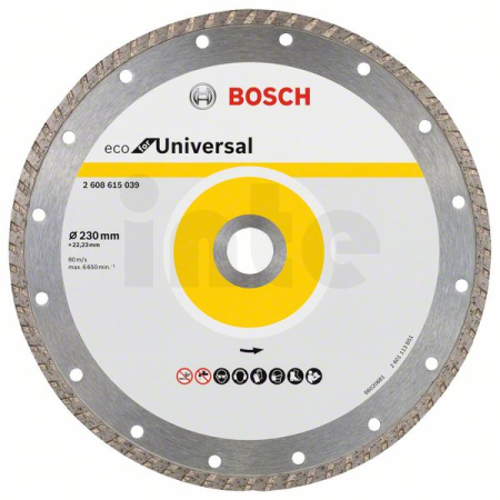 BOSCH Diamantový dělicí kotouč ECO For Universal 2608615039