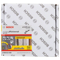 BOSCH Diamantový dělicí kotouč Standard for Universal 115 × 22,23 (balení 10 ks) 2608615058