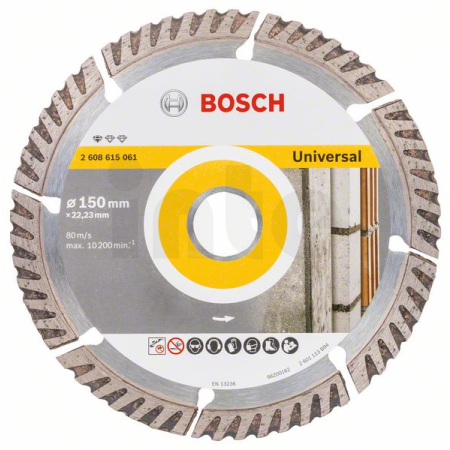 BOSCH Diamantový dělicí kotouč Standard for Universal 150 × 22,23 2608615061
